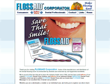 Tablet Screenshot of flossaid.com